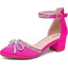 Rhinestone Satin Fuchsia