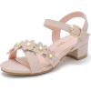 Flowers Nubuck Nude