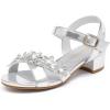 Flowers Pu Silver